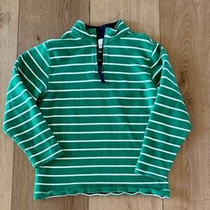 Hanna Andersson Holiday Green and White Striped Kids Sweater 🎄